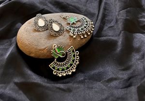 Combo Offer Oxidized Earrings