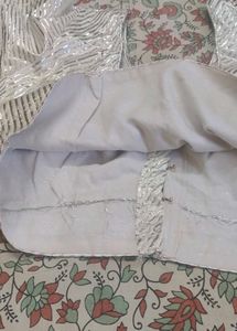 White Sequined Blouse