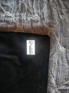 Black Open Front Cropped Shrug