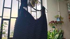 Elegant Black Cassino Gown