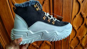 Price Drop✨Longwalk Zig Zag Chunky Style Fur Boots
