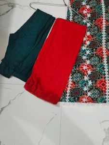 Beautiful Printed Kurta Set with Dupatta