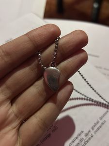 Heart Pendant Silver Necklace