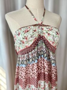 Boho Halter Maxi Dress