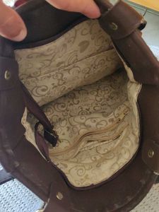 Brown Suede Fringe Shoulder Bag