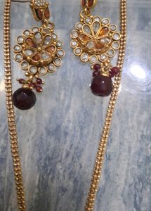 Gold Tone Ethnic Jewellery Set