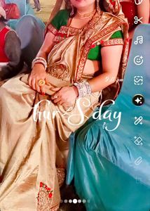 Elegant Saree with Intricate Border