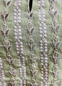 Light Green Embroidered Kurta