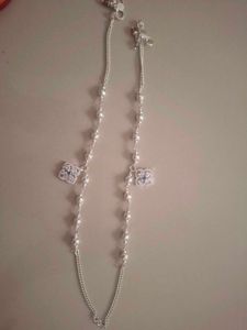 Elegant Silver Anklet with Butterfly Charm
