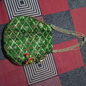 Women purse, Potli pouch, Handbag, Slingbag