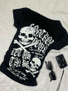 Black Skull Graphic T-Shirt