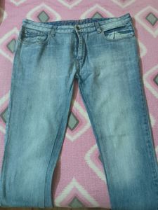 Blue Straight Jeans