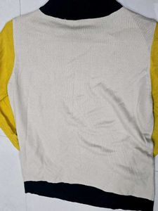 Stylish Colorblock Knit Sweater