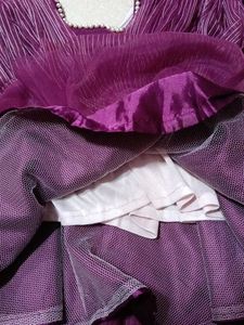 purple frock