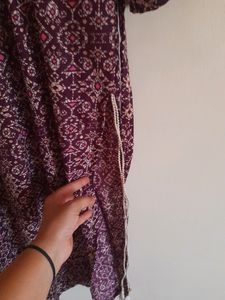 Purple kurta