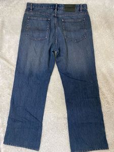 Unisex Blue Wash Denim Jeans
