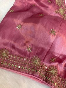 Embroidered Sleeveless Rose Blouse
