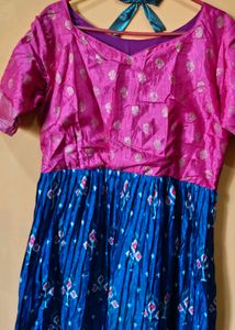 crush ikkat dress