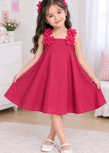 🇰🇷Stunning Red Floral Gown