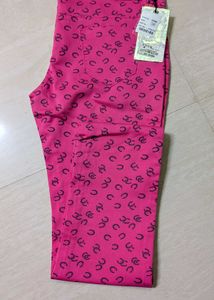 Pink Patterned Jeans - New with Tag