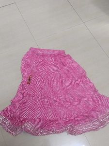 Vibrant Pink Ethnic Skirt