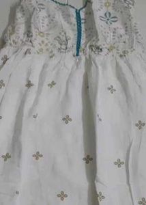Embroidered White Sundress