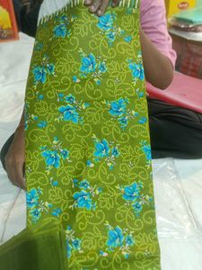 Beautiful Floral Print Dress Material