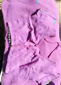 Beautiful Lavender saree