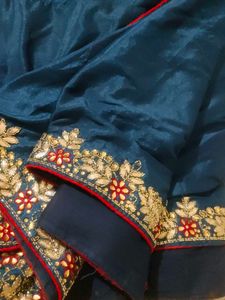 Elegant Blue Saree