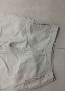 Linen Blend Wide Leg Pants