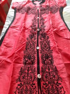 kajol reddish pink kurti, size small to medium