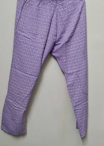 Beautiful Lavender Kurta with Embellished Neckline