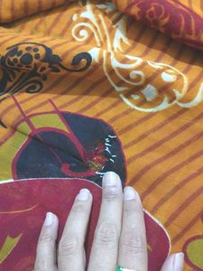 Vibrant Printed Saree