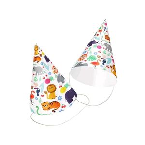 (Pack of 10) Cute Animal Party Hats for Kids