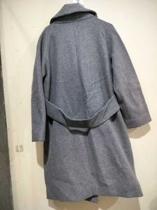 Gray Double-Breasted Coat