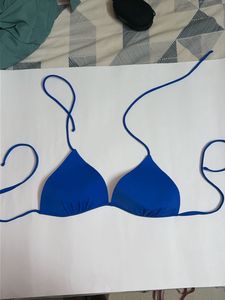 Vibrant Blue Bikini Top