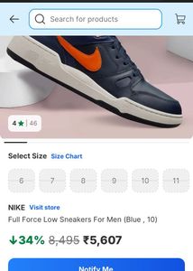 Nike Full Force Low Men's Shoes UK-9 ORIGINAL NEW
