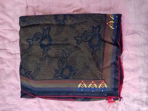 Designer Saree with Floral Print