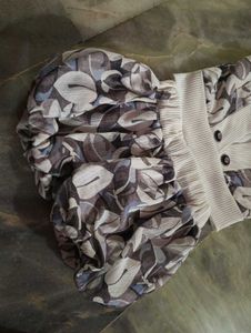 Baby Girls Floral Print Top &amp; Bloomers Set