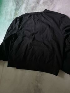 Embellished Black Long Sleeve Top