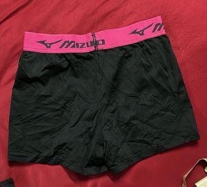 Mizuno Black &amp; Pink Athletic Shorts