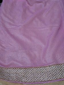 Net Saree With  Blouse  Piece