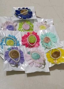 floral handmade keychain pack of 1