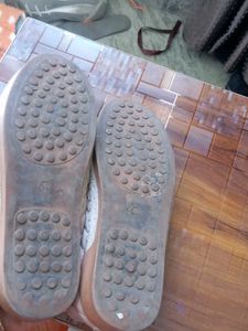 Beige Quilted Slip-on Shoes