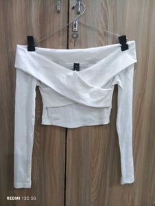 SHEIN White Off-Shoulder Top 🤍 | XS | Party & Dat