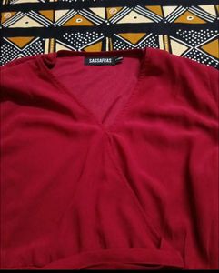 V-Neck  Tunic Top