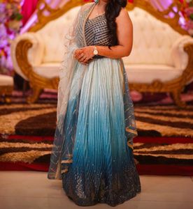 Tale Blue New Lehenga