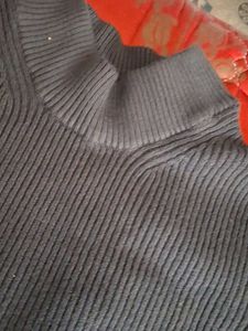 Ribbed Turtleneck Sweater