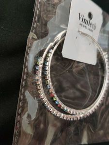 Sparkling Hoop Earrings