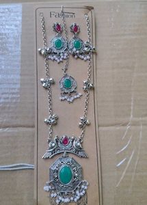 Antique Oxidized Silver Jewelry Set